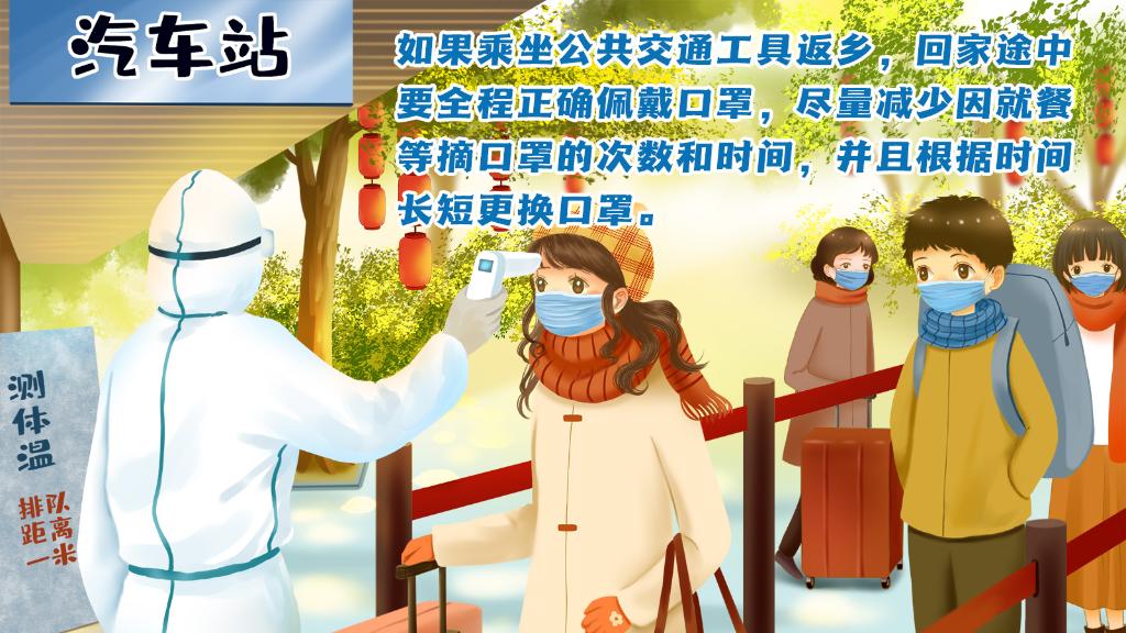 春運進行時，人在旅途如何做好防護？