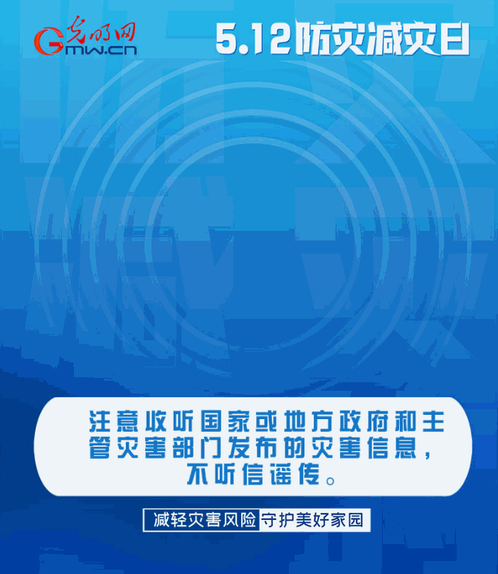 【動(dòng)態(tài)海報(bào)】減輕災(zāi)害風(fēng)險(xiǎn)，從這10個(gè)字開始