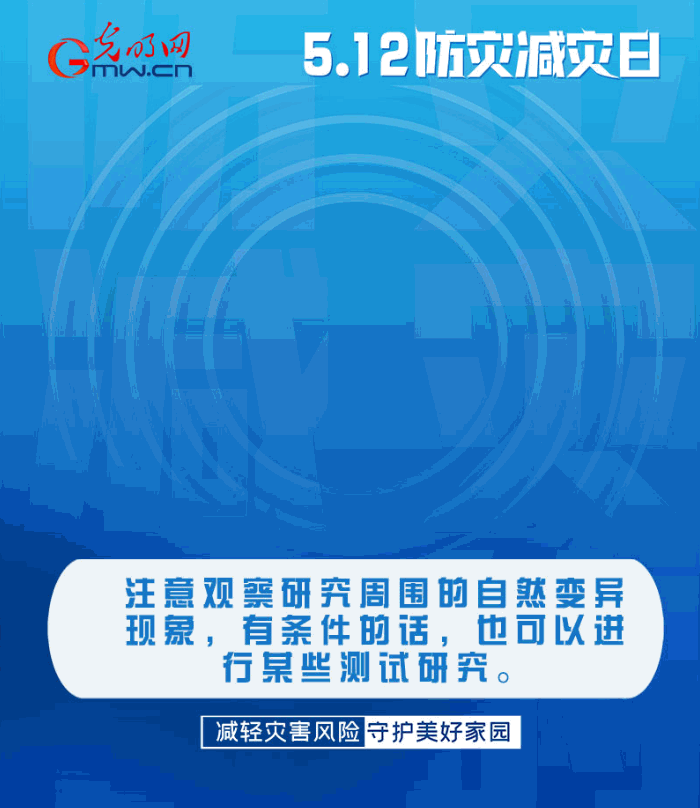 【動(dòng)態(tài)海報(bào)】減輕災(zāi)害風(fēng)險(xiǎn)，從這10個(gè)字開始