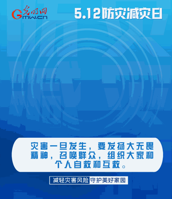 【動(dòng)態(tài)海報(bào)】減輕災(zāi)害風(fēng)險(xiǎn)，從這10個(gè)字開始