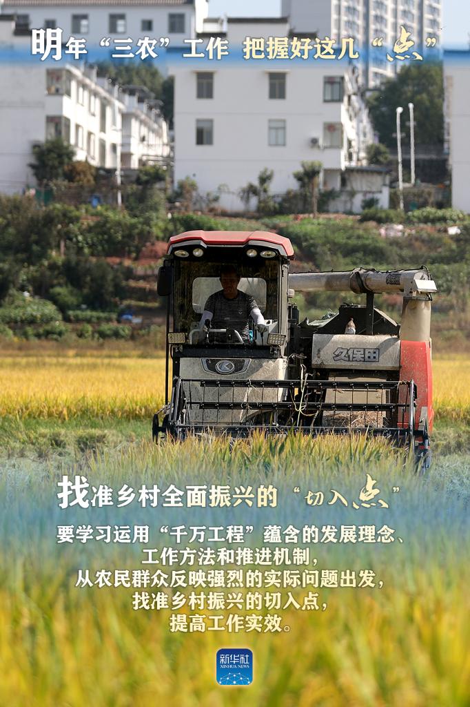 明年“三農(nóng)”工作，這幾個(gè)“點(diǎn)”要把握好