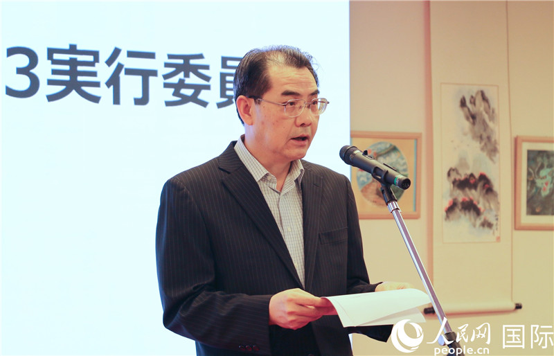 中國駐日本大使吳江浩致辭。人民網(wǎng) 許可攝