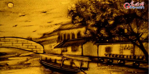 【沙畫】風(fēng)好正揚帆，起航新時代